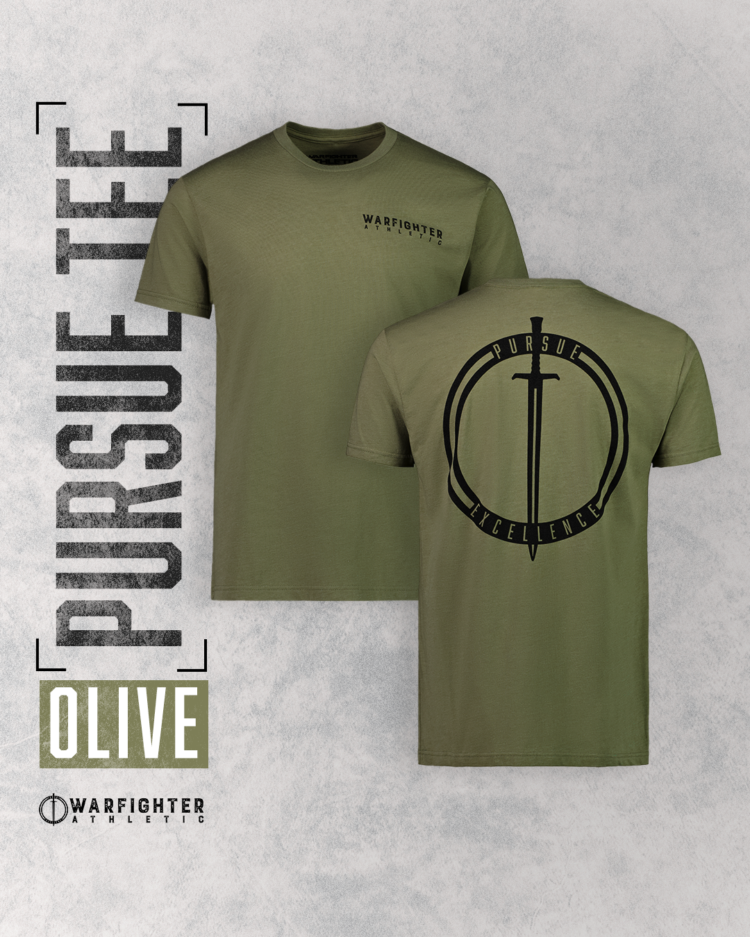 PURSUE TEE - OLIVE