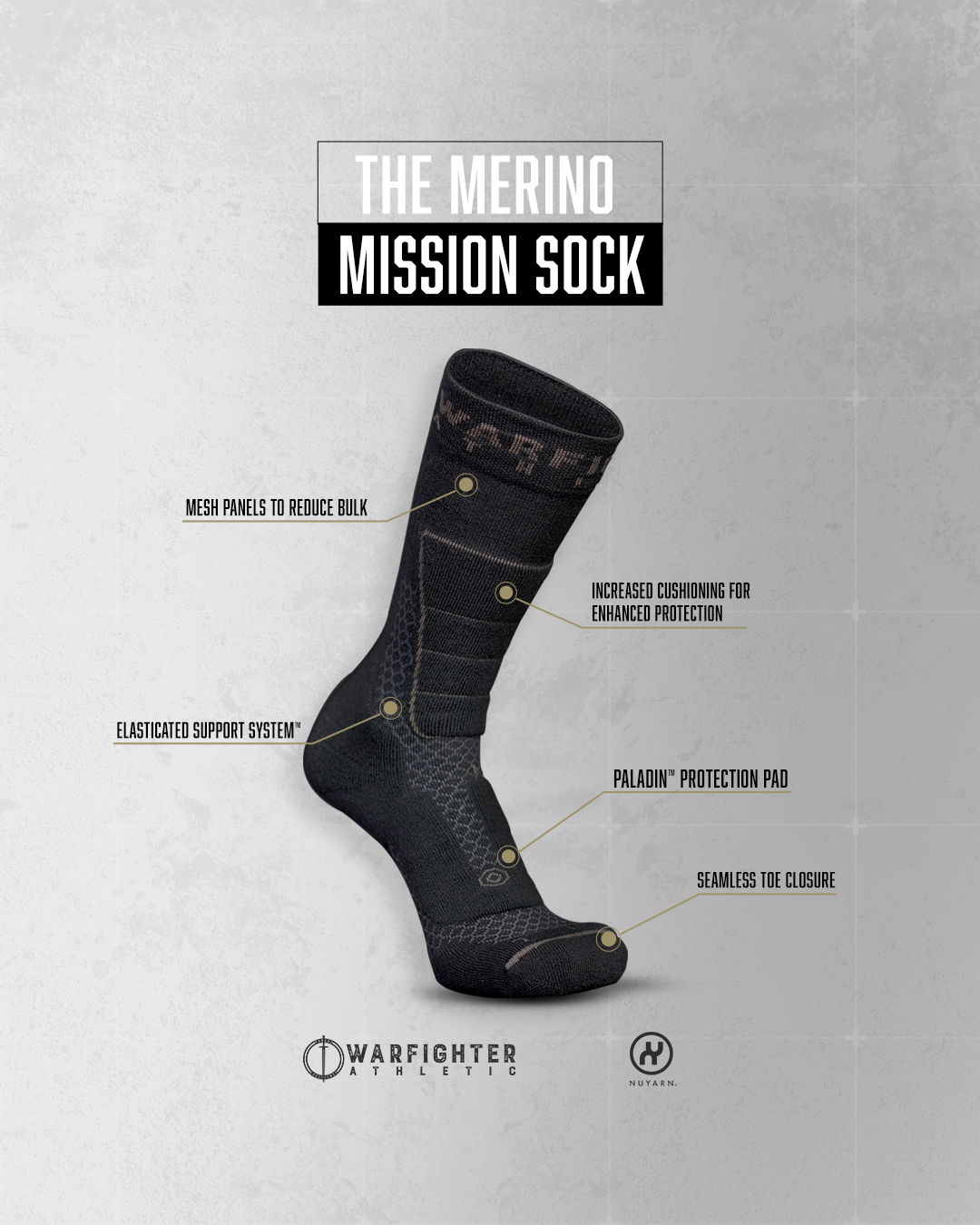 MERINO MISSION SOCK