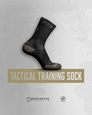 Warfighter Athletic Tactical Training Sock - Black
